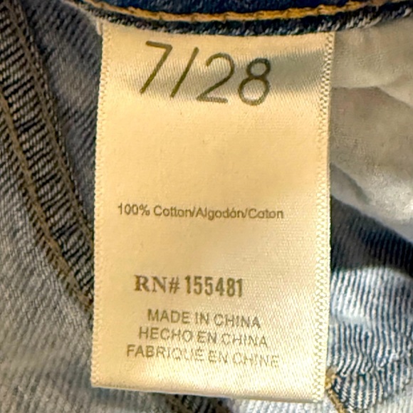 Simple Society Button Fly acid washed retro jeans - Picture 6 of 9